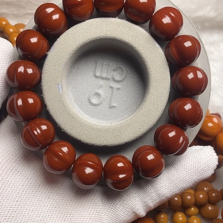 朝***落猴头核桃手串猴头