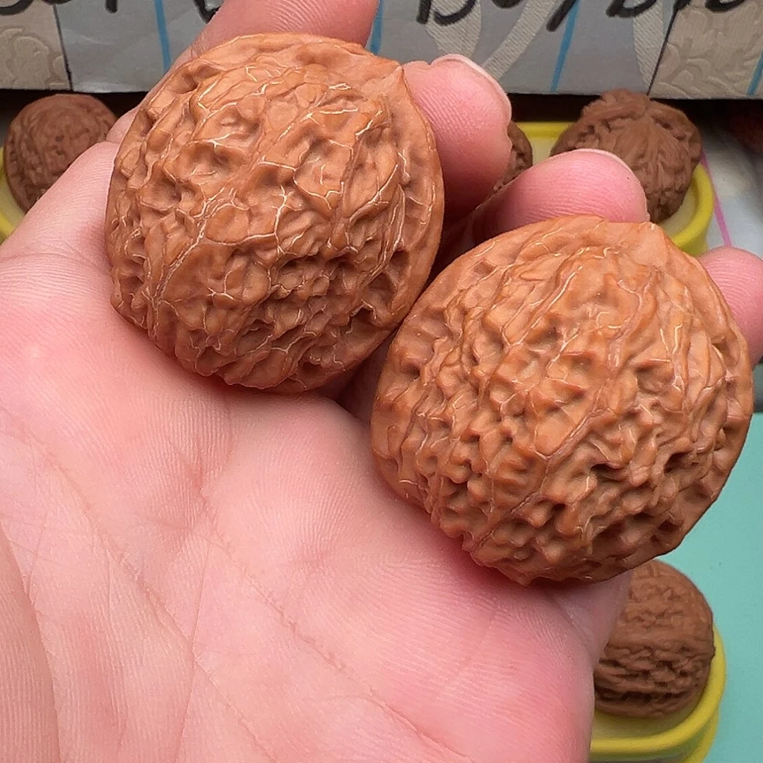 直***下吊坠文玩核桃金麒麟38