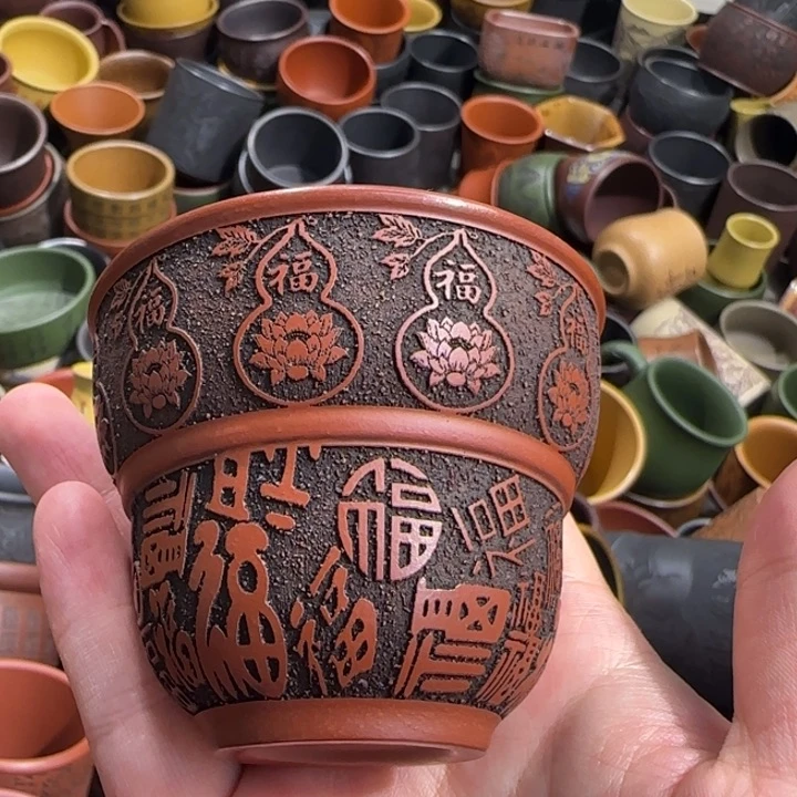 茶杯紫砂全手工紫砂