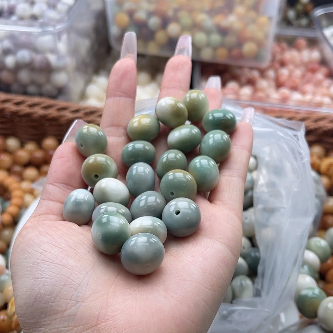 白玉菩提吊坠花**裳w q16mm/20颗