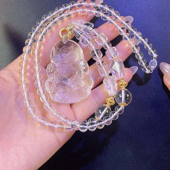 水晶白水晶九尾未镶嵌