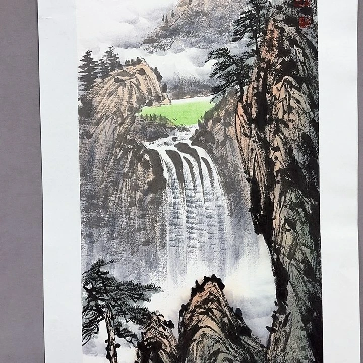 国画亲笔手绘放心去藏