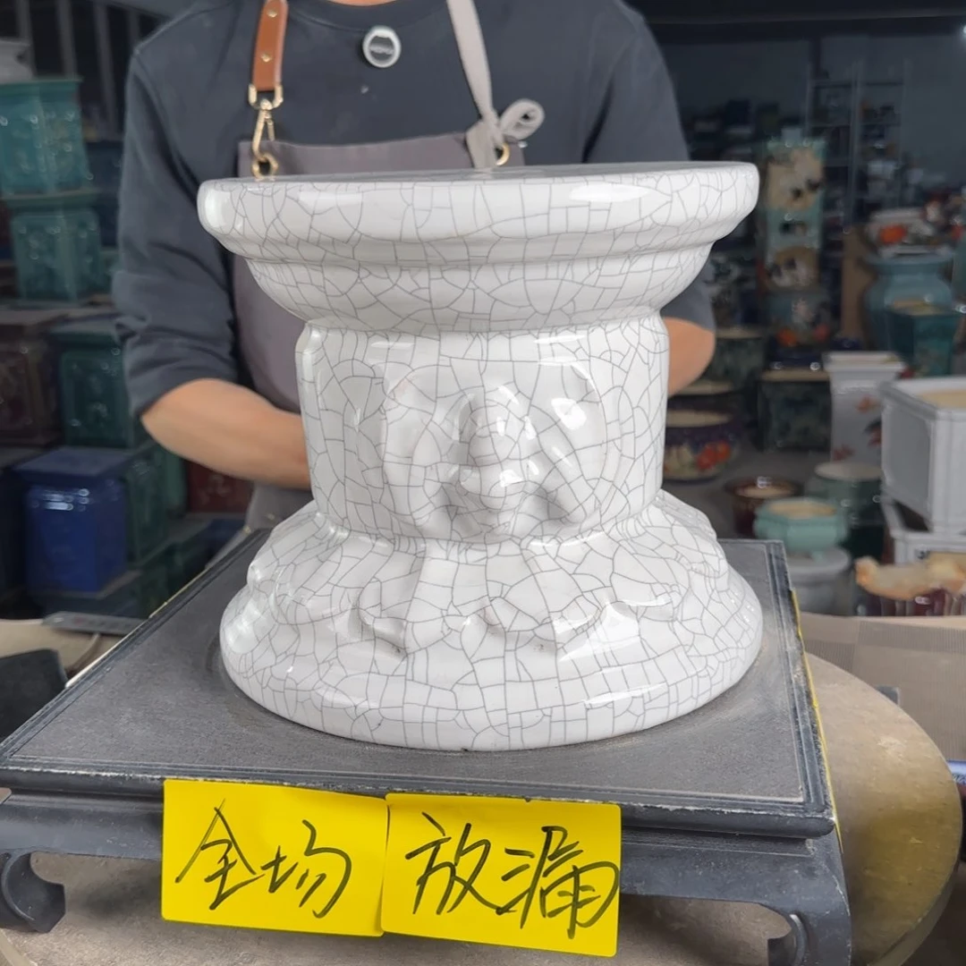 一风堂石湾花盆。微瑕