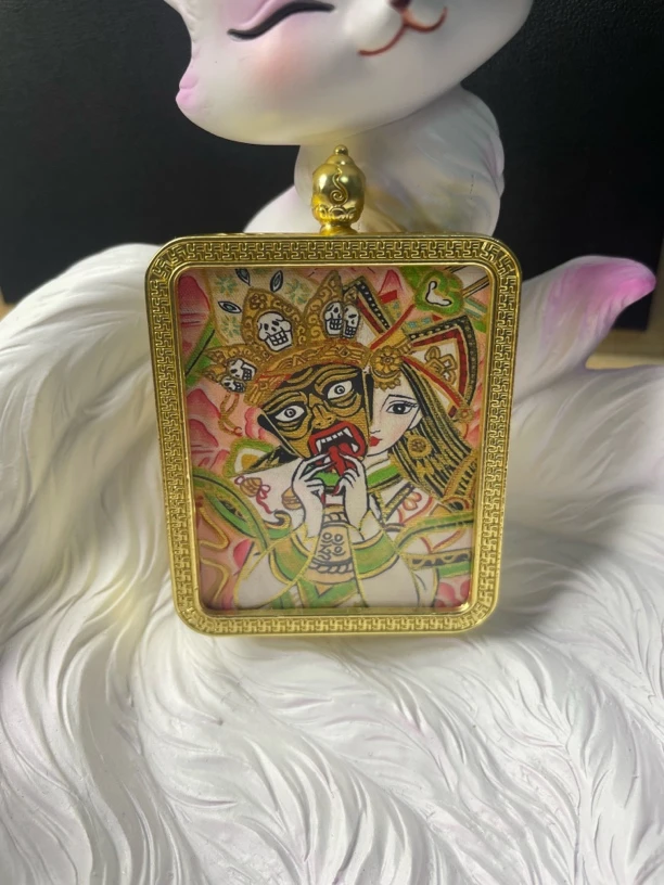 福聚阁单面（扎基拉姆直播间专拍）精品挂件【搭配藏绳礼盒】