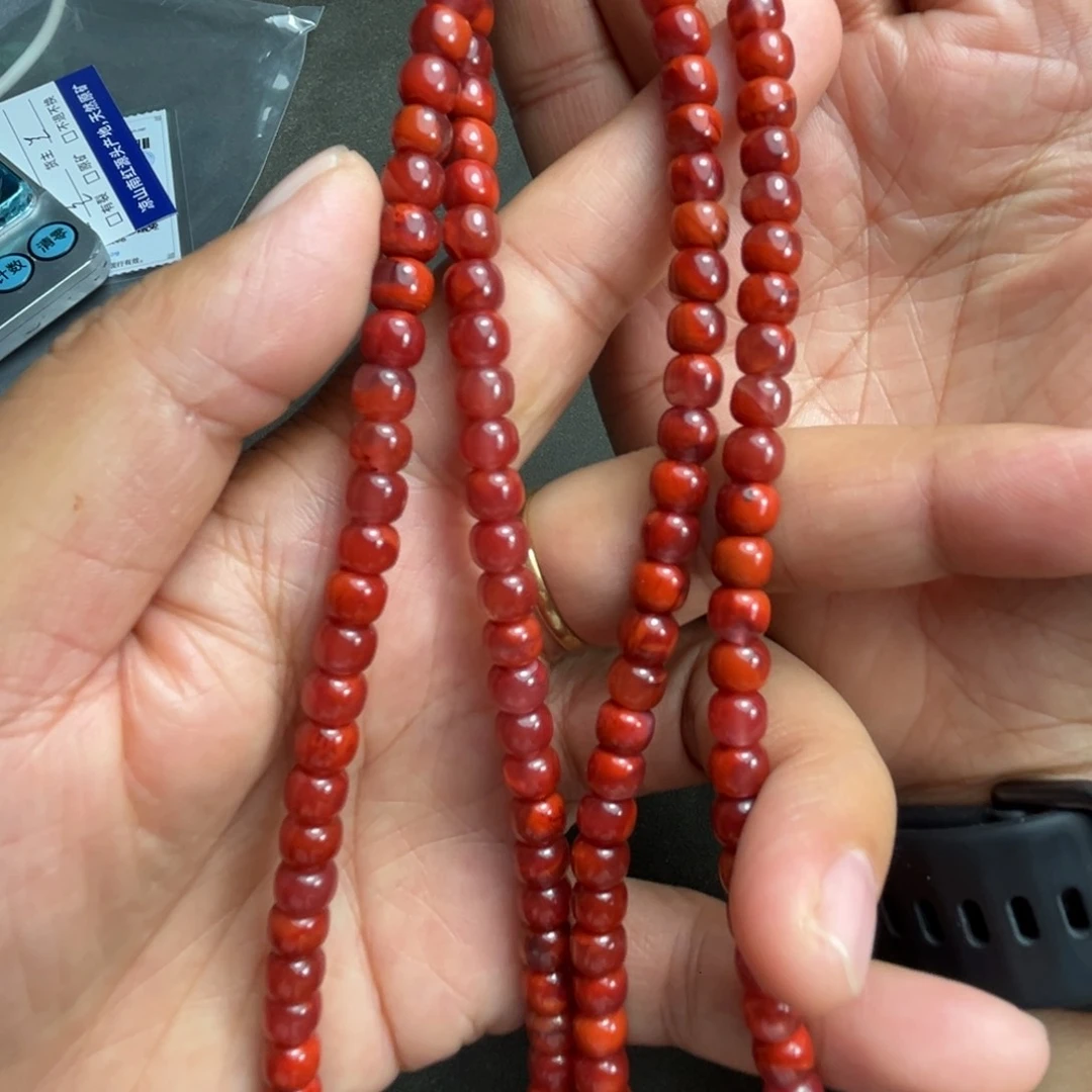 颈饰合金南红玛瑙