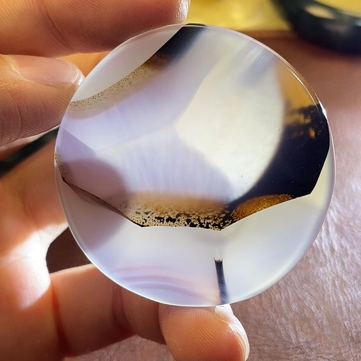 酷***货玛瑙/玉髓颈饰合金