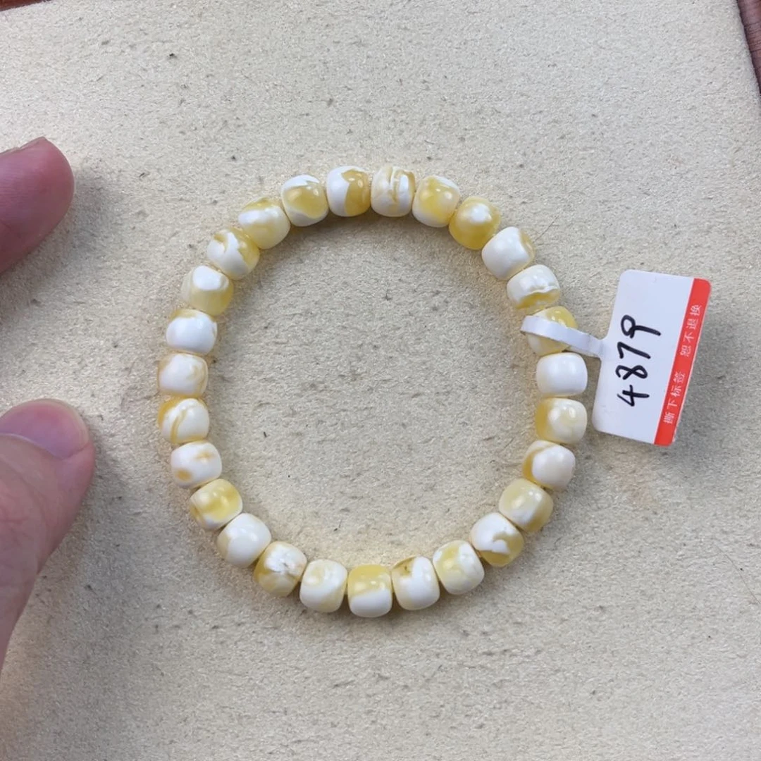 未镶嵌蜜蜡手串蜜蜡手串7.8