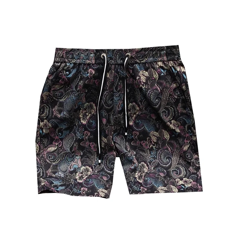 维比萨玻欧货暗花新款男士夏季短裤沙滩裤五分裤潮时尚休闲潮流