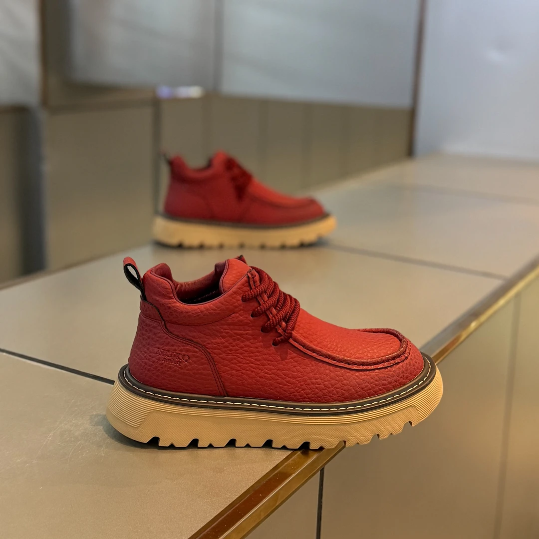 秋冬新款男鞋轻奢百搭时尚潮鞋国潮网红爆款加绒保暖棉鞋单棉同款