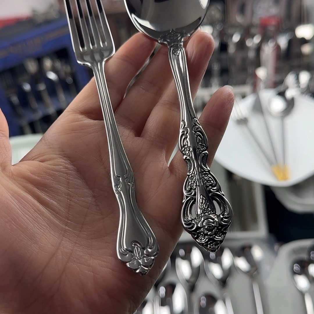 18-10不锈钢勺叉1套