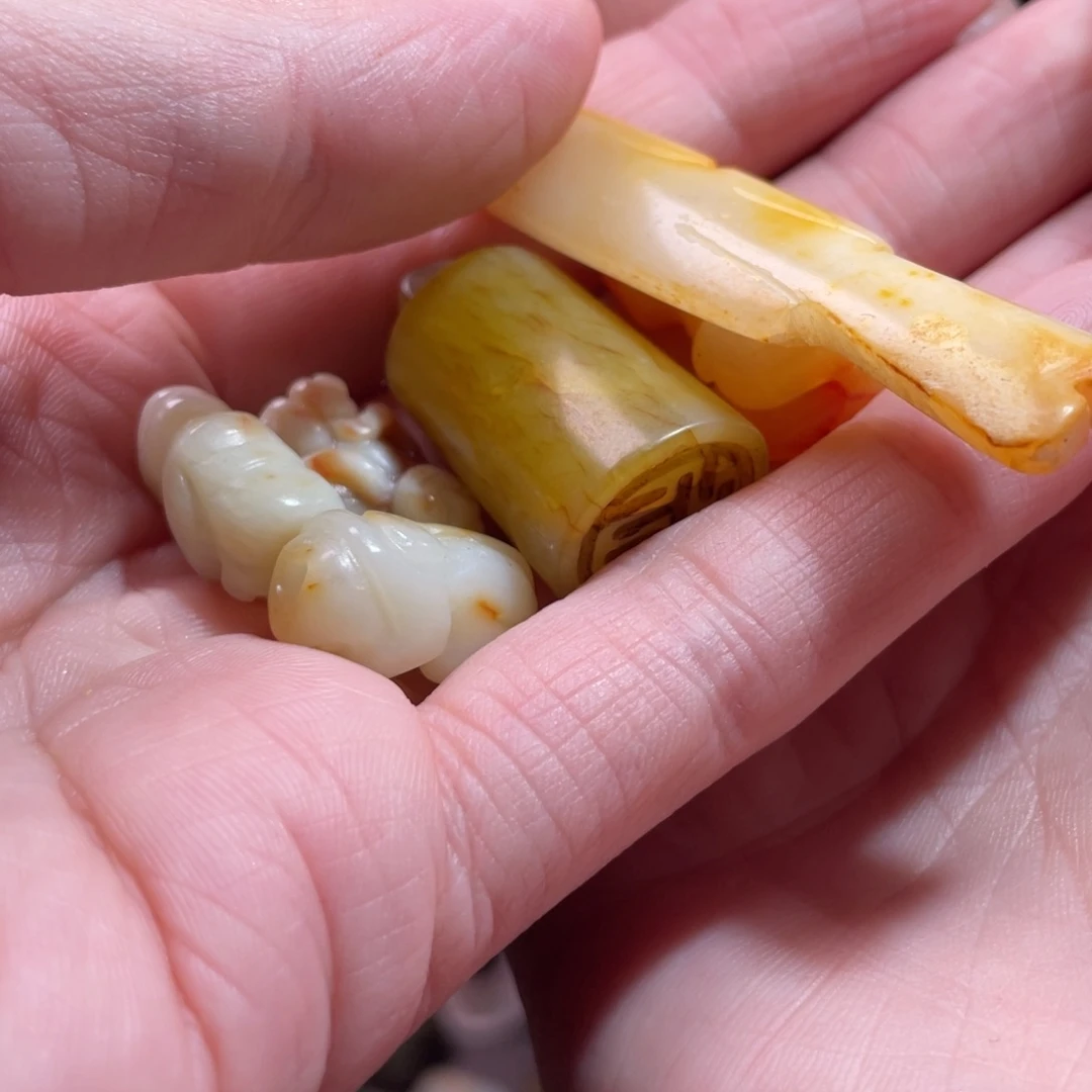 和田玉无未镶嵌寒*