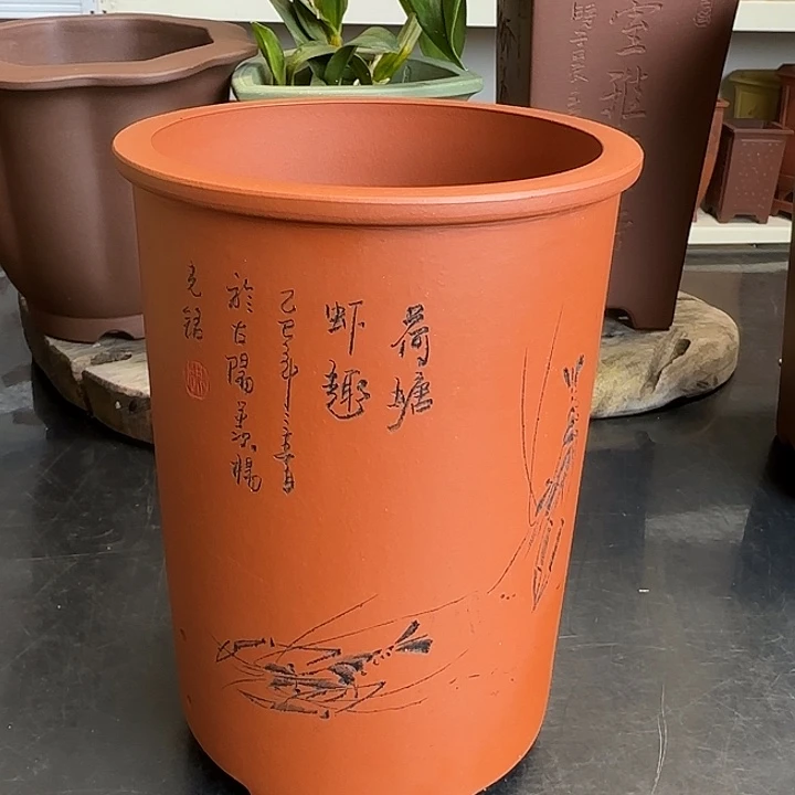 15×21手工精品虾趣两只