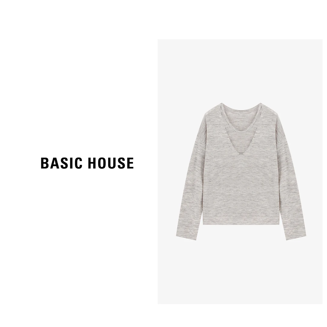 【赵老板专属】Basic House/百家好宽松通勤洋气针织衫-B0625H5N432
