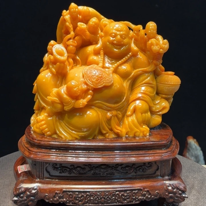 与***好寿山石寿山石摆件