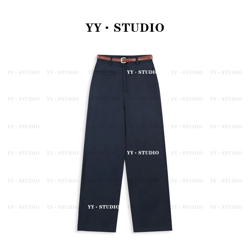 【YANYAN】(送腰带）早秋新款舒适窄版直筒长裤YY-3148