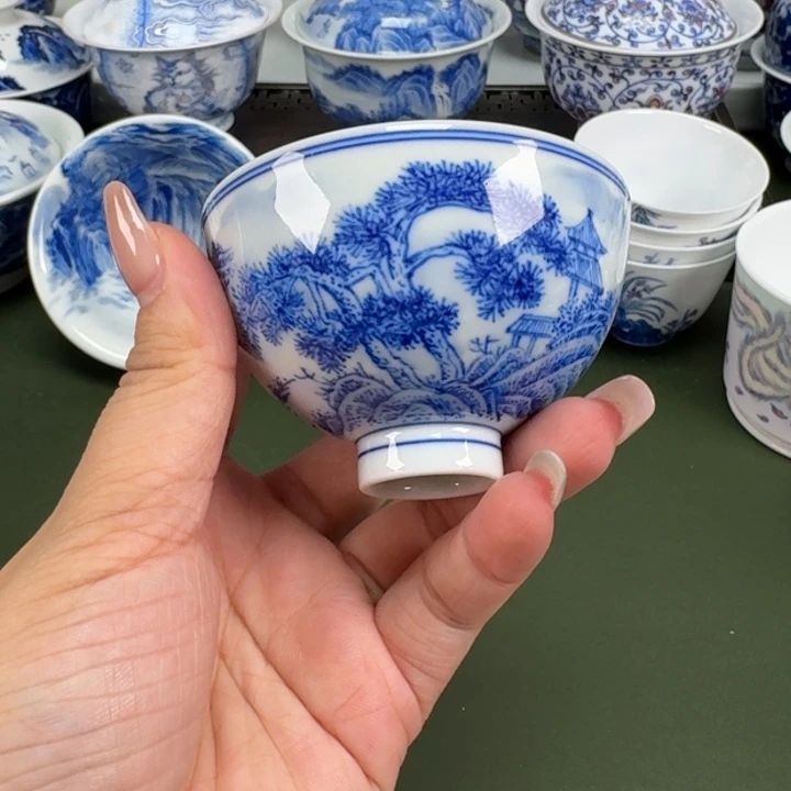 景德镇纯手工手绘茶器蒙蒙