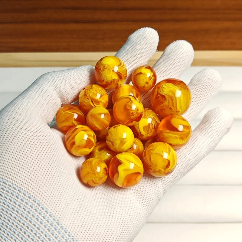 【二代优选】妖孽金花圆珠散珠DIY配饰配件