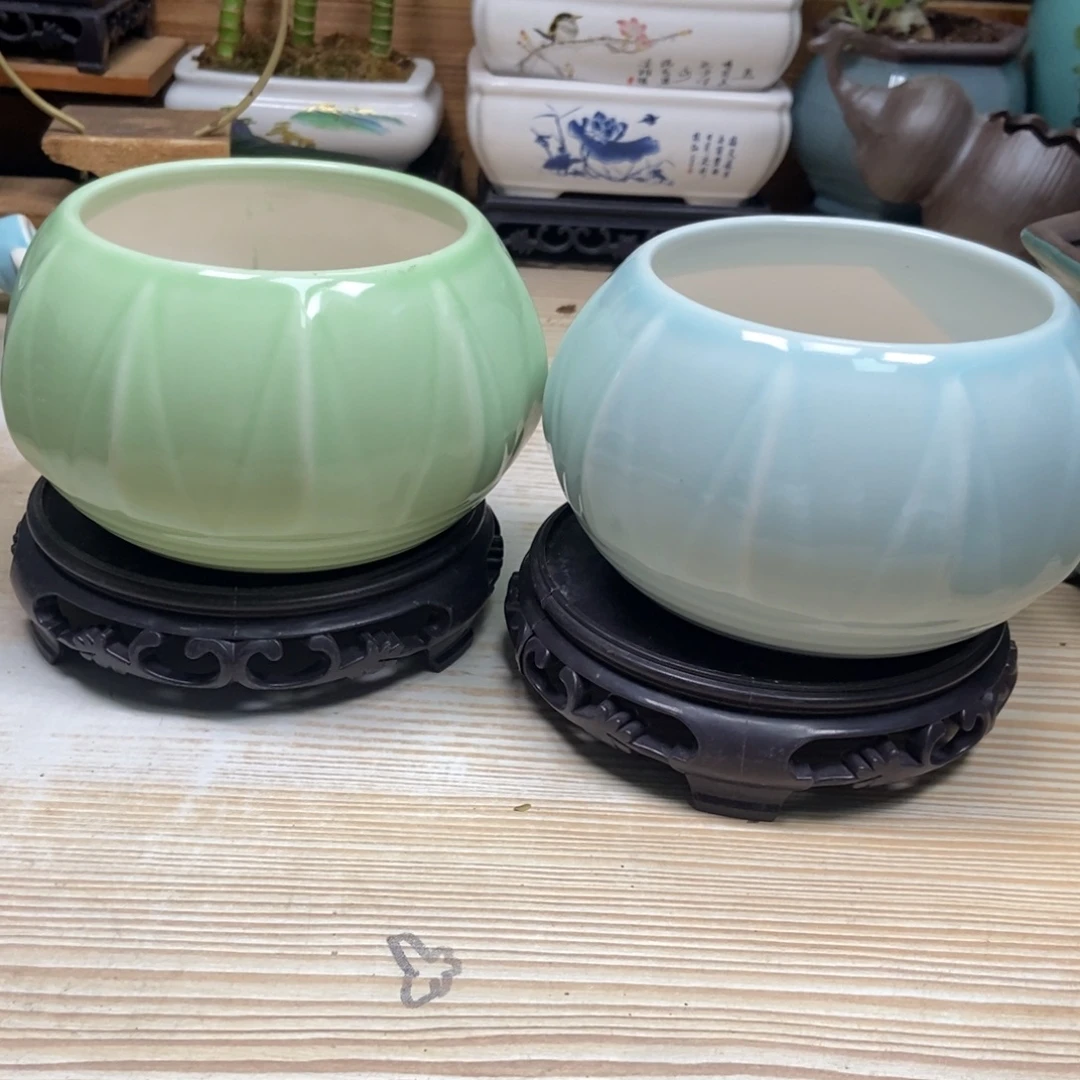 瓷片陶瓷花盆陶瓷艺术