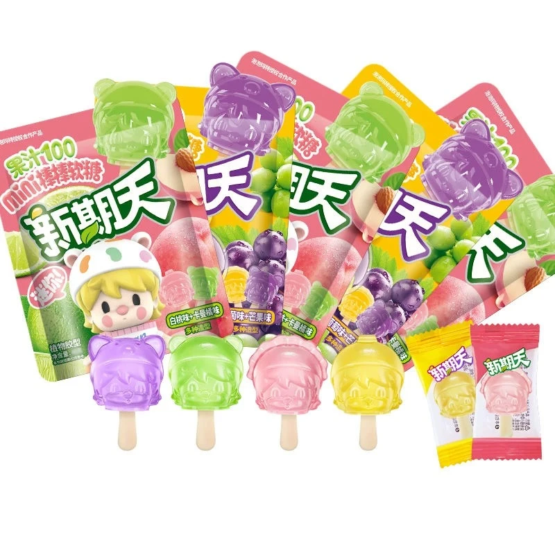 泡泡玛特联名mini棒棒果汁软糖解馋零食