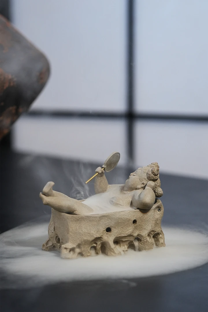 原创紫砂贵妃香炉