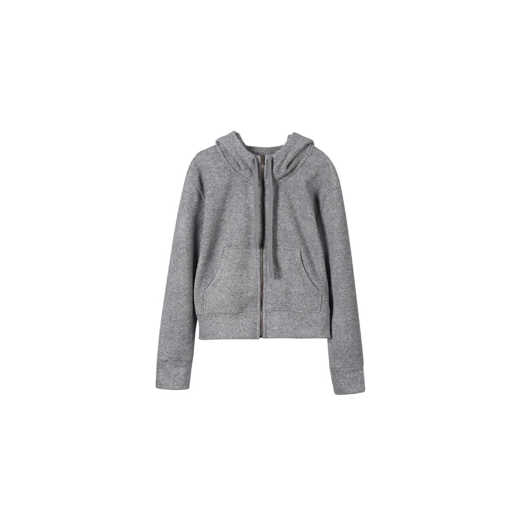 硬货哥  云柔蓄暖Baby绒连帽外套241723