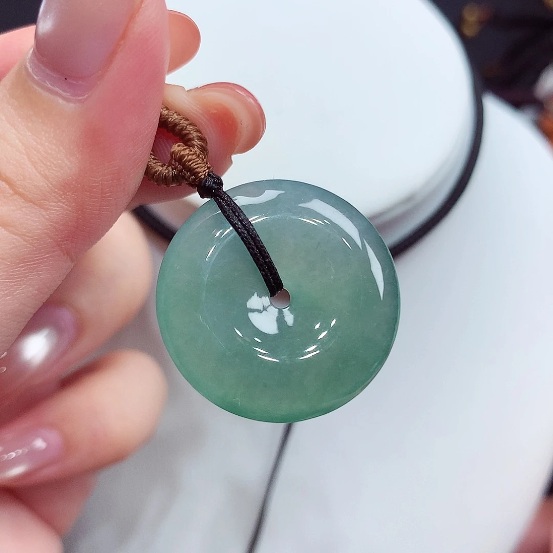 翡翠未镶嵌颈饰翡翠6，24.8/5.4