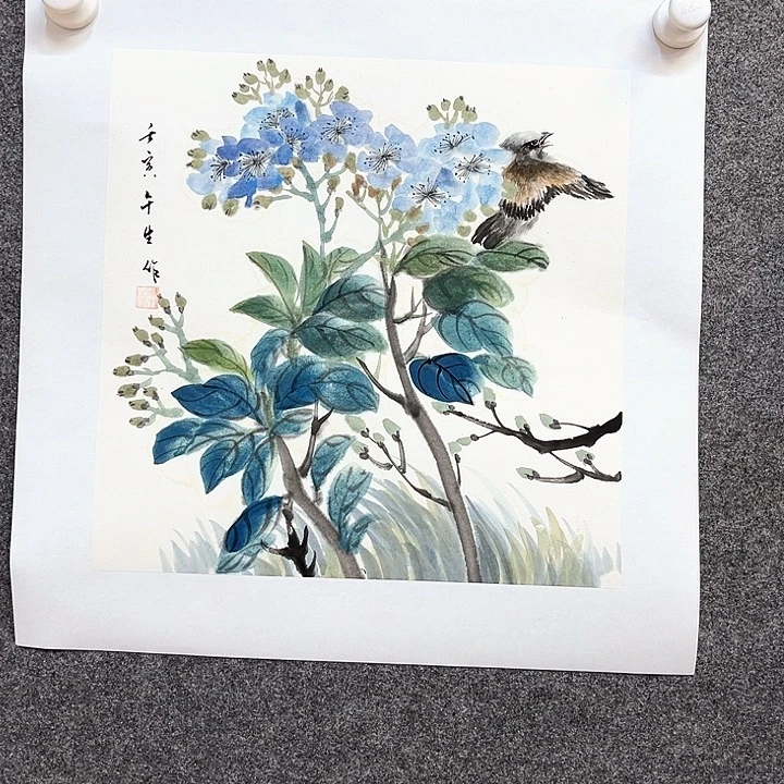 国画艺术成就作品被收藏和出版发行