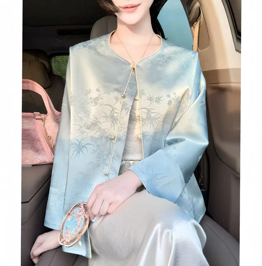 【青出于蓝】双面穿外套时尚防晒显白上衣气质女装长袖宽松新中式