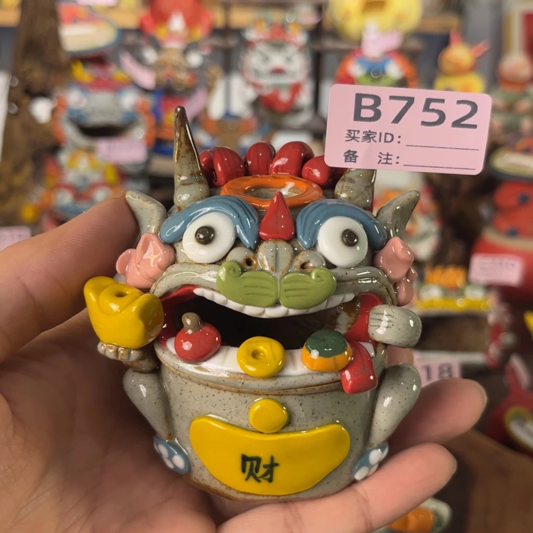 泥塑纯手工茶宠摆件