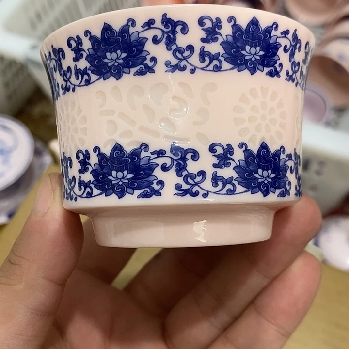 陶摆件景德镇陶瓷主人杯134555