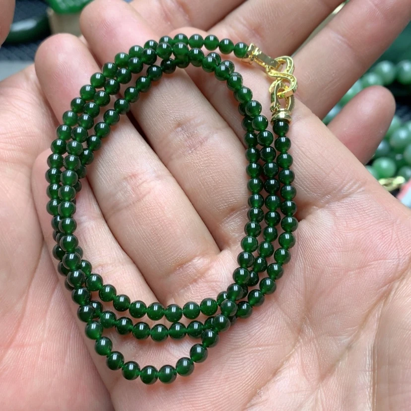 【闪购商品】和田玉（碧玉）项链未镶嵌