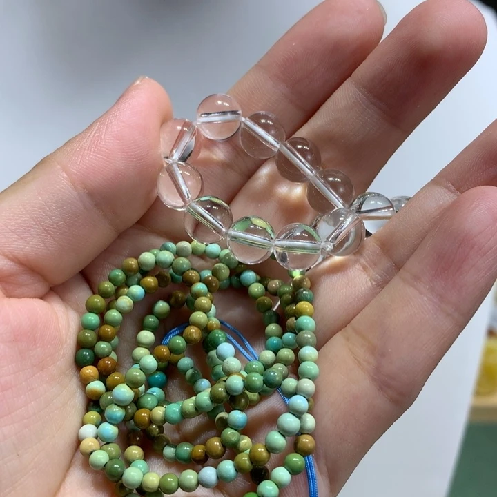 宁***天水晶手链未镶嵌3mm