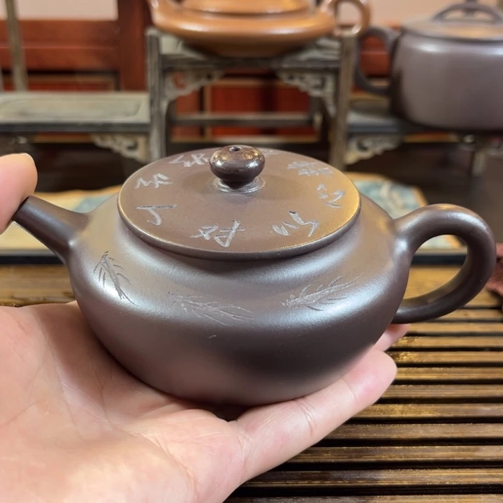 紫砂茶壶原矿紫砂半手工制作