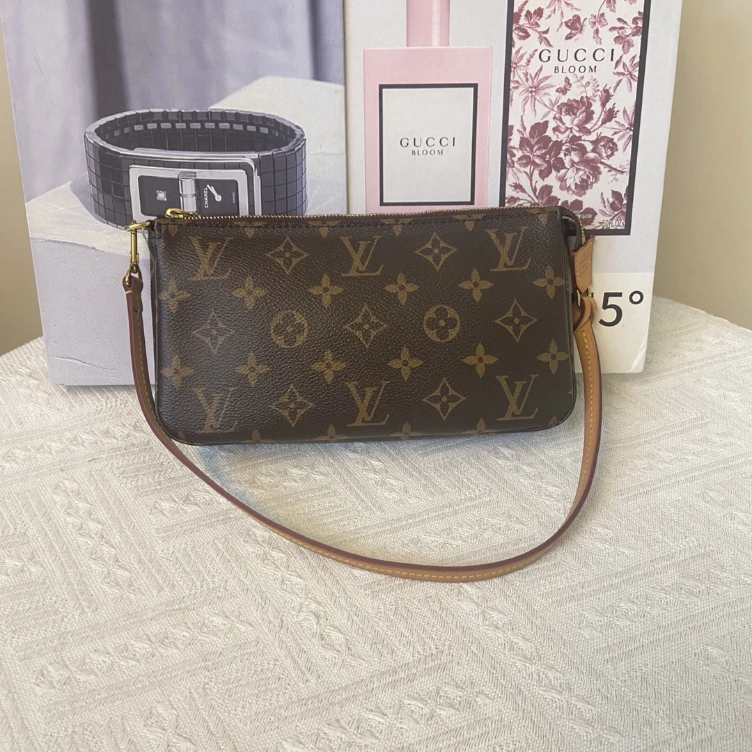 95新 LouisVuitton/路易威登 老花大麻将芯片款