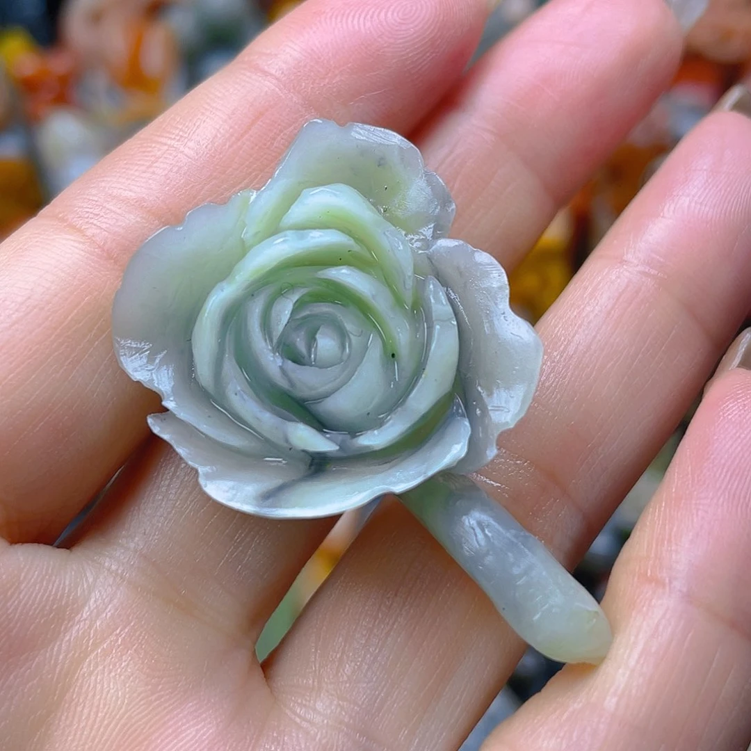 青田石印石一****～花开富贵