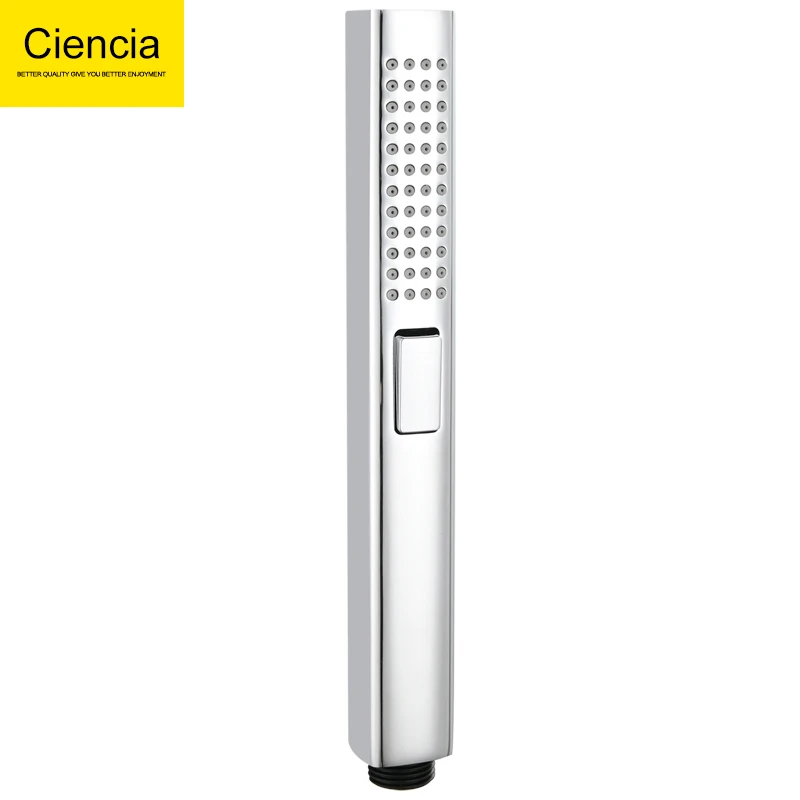 黄铜手持花洒浴室按压切换出水莲蓬头卫生间淋浴喷头简易套装