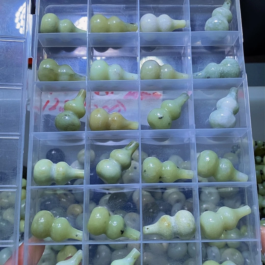 合金蛇纹石玉珠宝半成品373