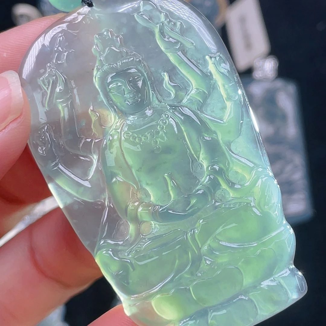 颈饰未镶嵌翡翠6，