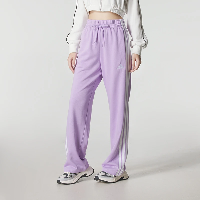 【流光风】阿迪达斯运动女裤2025新款休闲裤针织宽松训练长裤JY3142