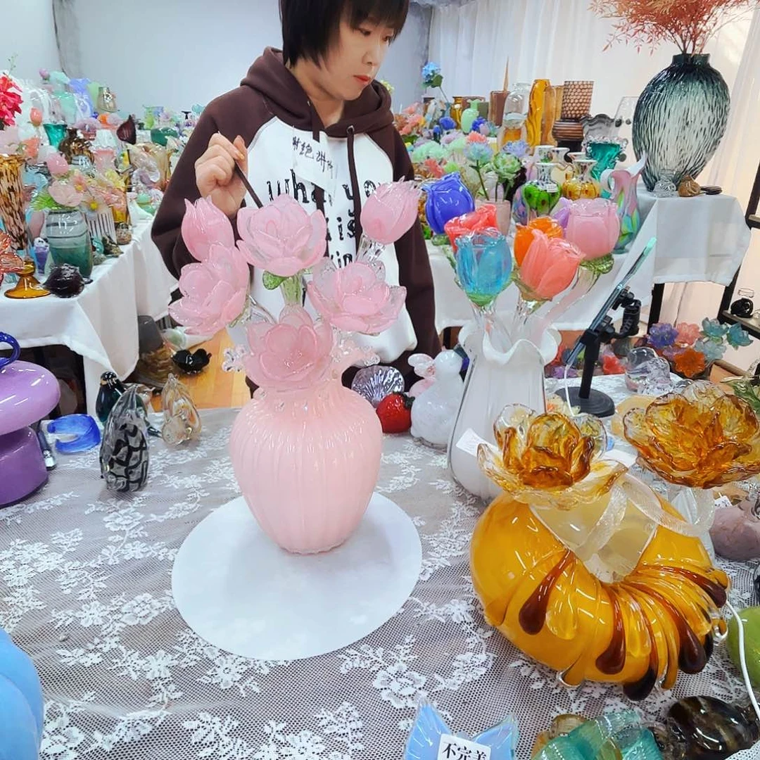 福利琉璃琉璃花瓶花器艺术品