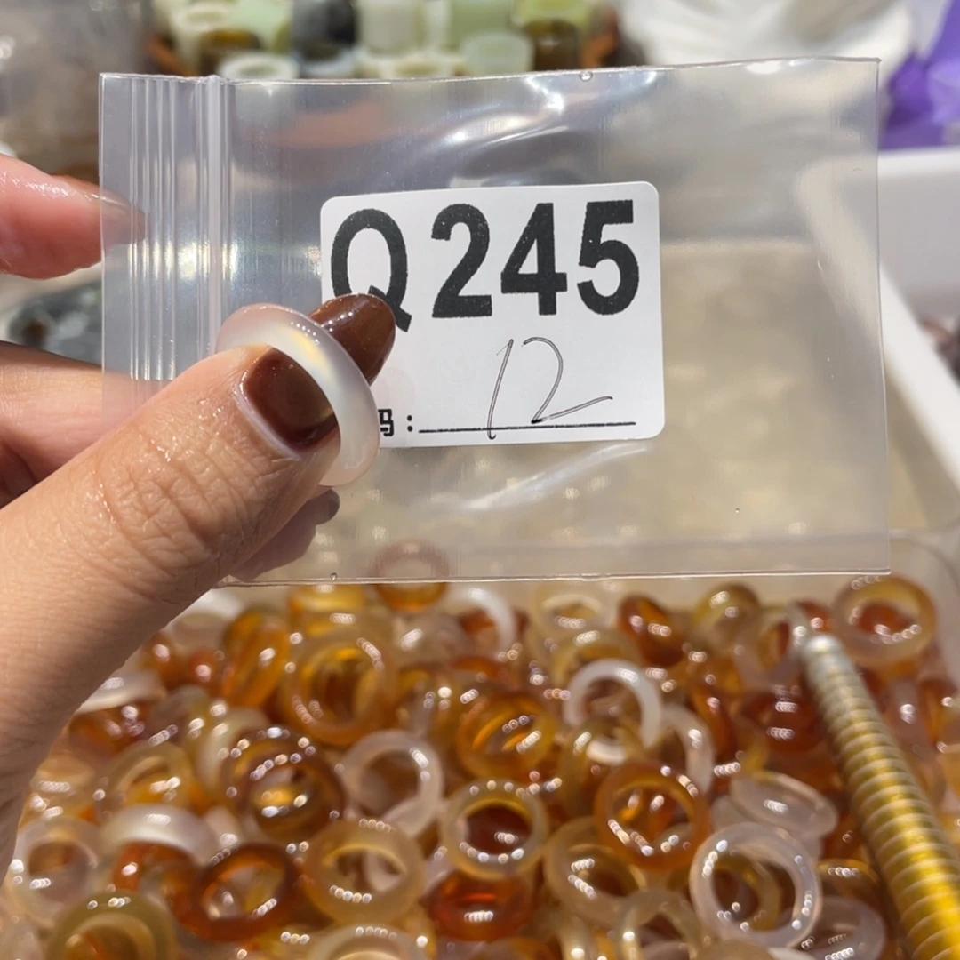 玛瑙/玉髓未镶嵌戒指245