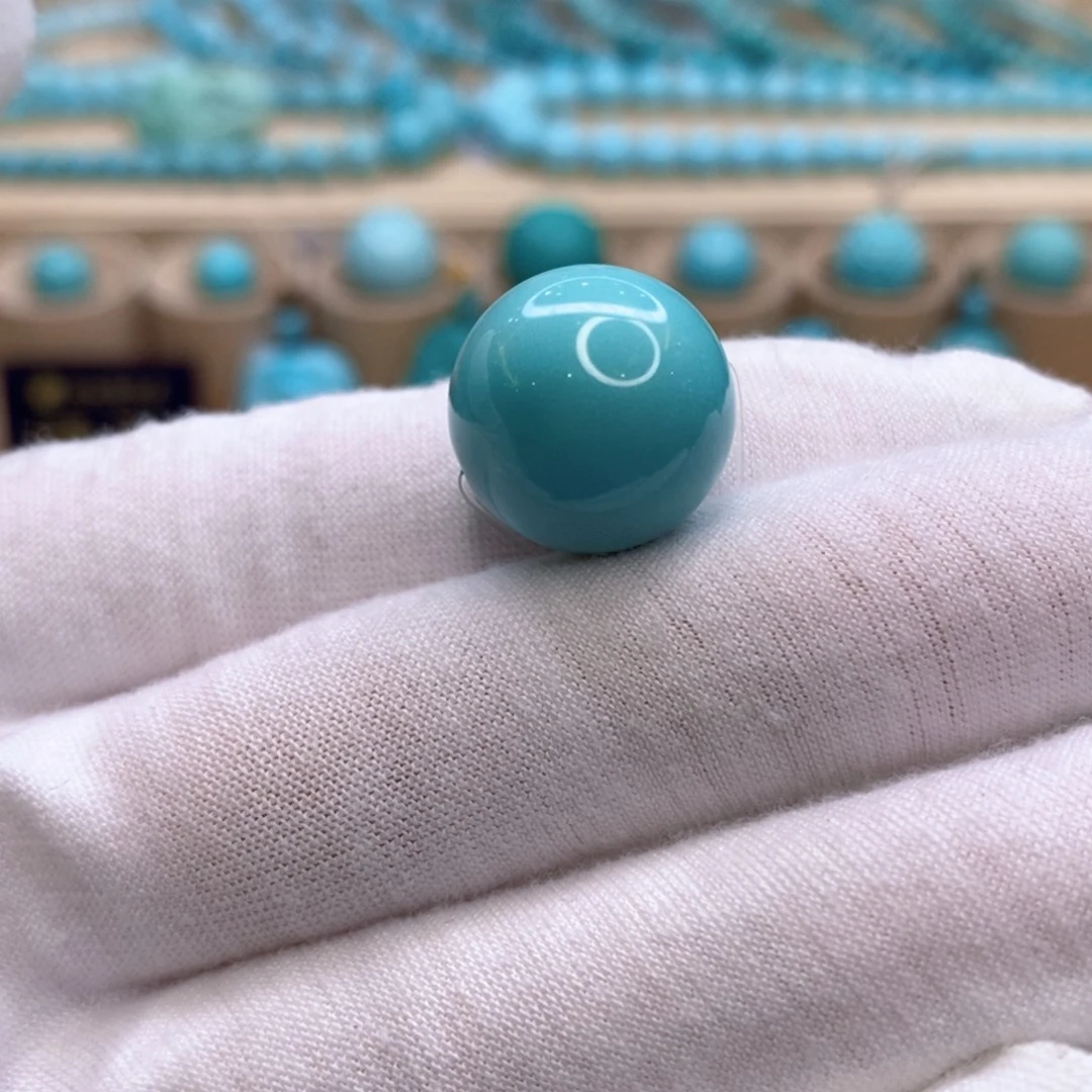 绿松石未镶嵌珠宝奇石16.5mm