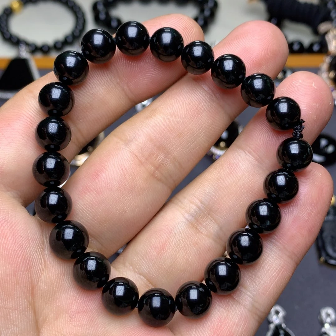 未镶嵌手串翡翠墨翠手串