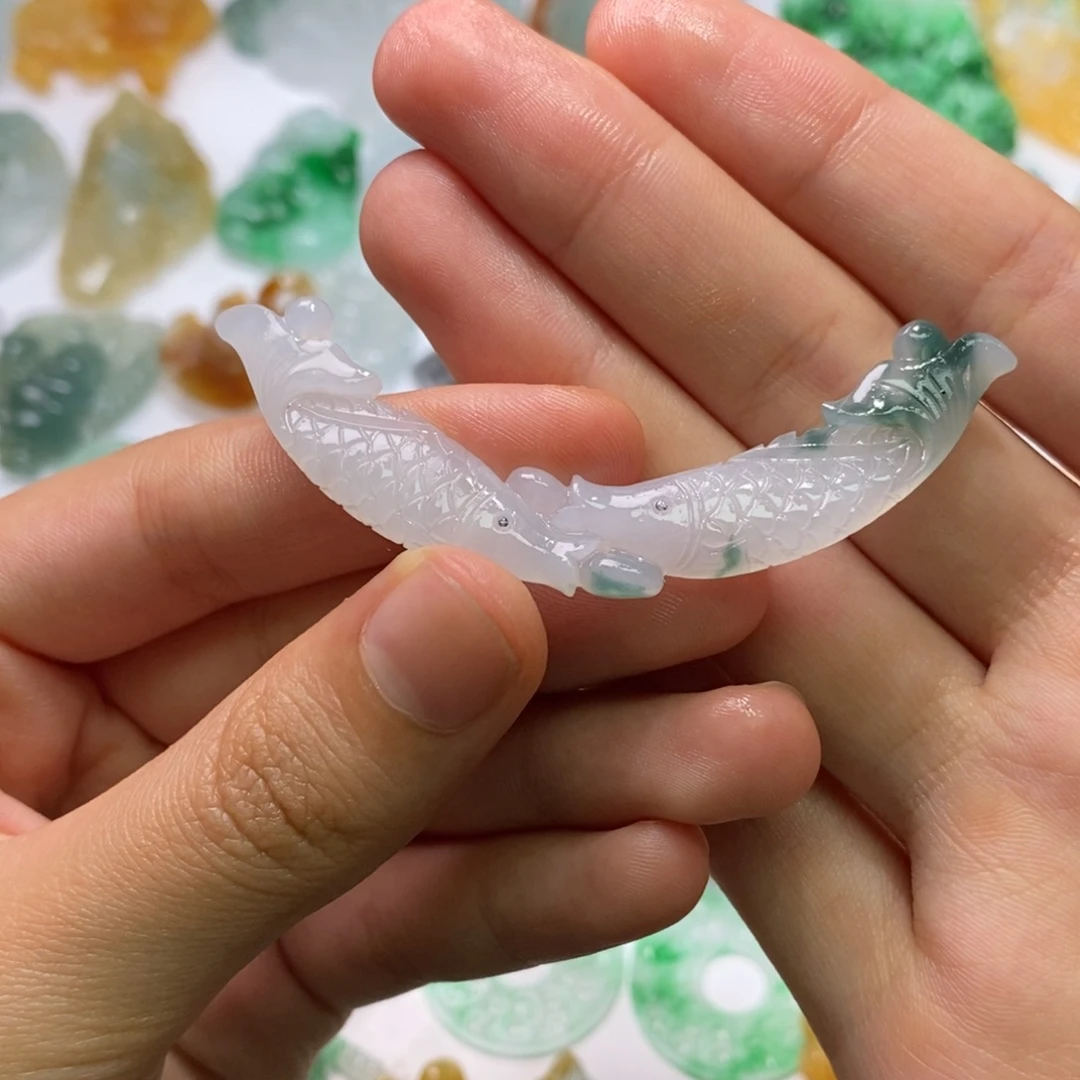 定制翡翠未镶嵌吊坠