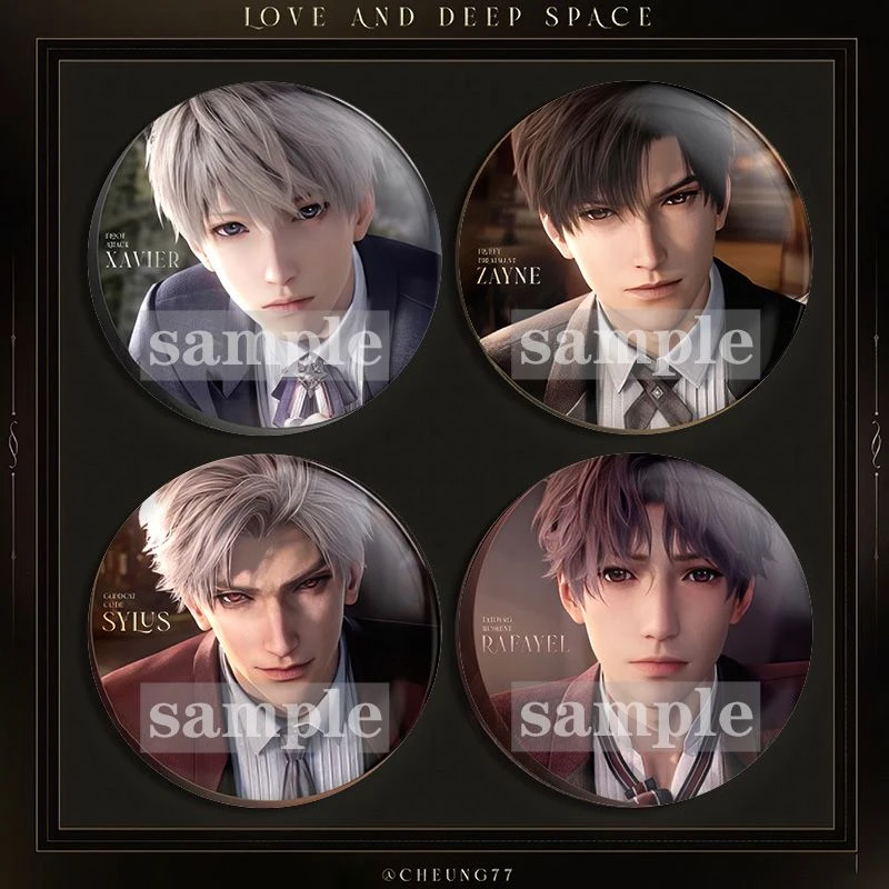 25新款恋与深空遵命饲养官可爱徽章沈星回周边谷子黎深祁煜吧唧