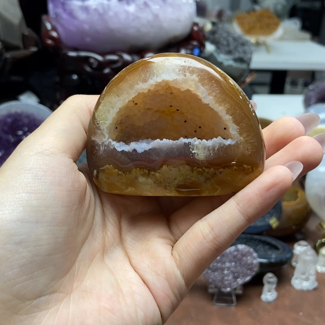 紫晶摆件未镶嵌水晶