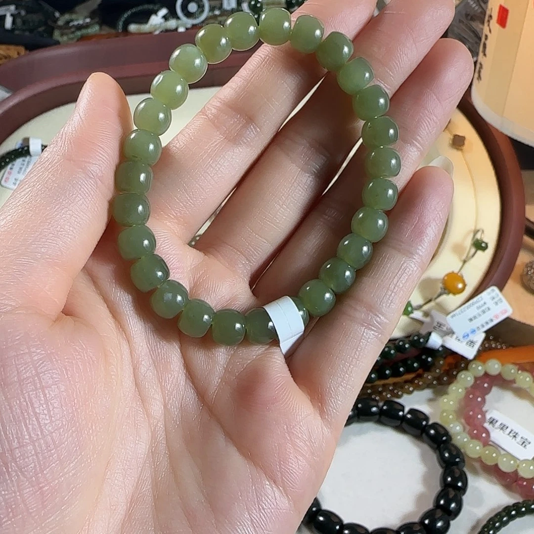 和田玉未镶嵌手链