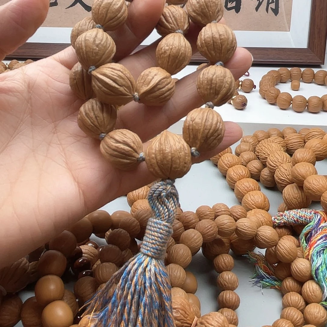 核桃青**子老树猴头手持1.7