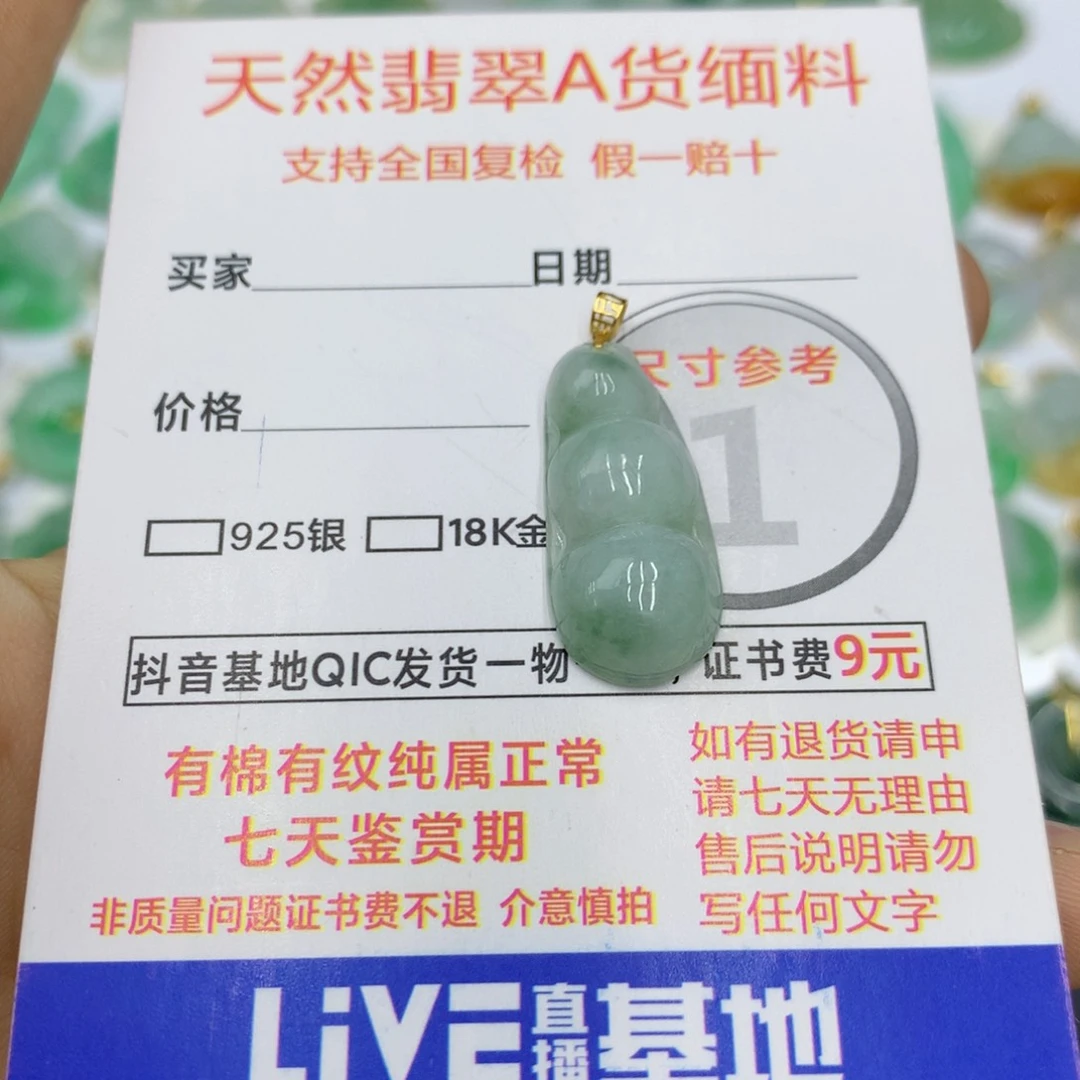 翡翠颈饰未镶嵌翡翠