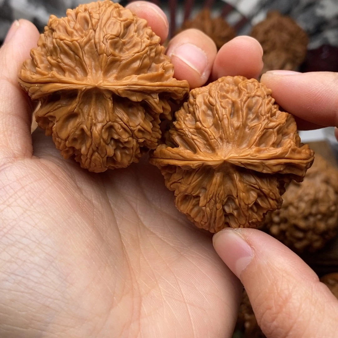 文玩核桃把件458号45.5苹果